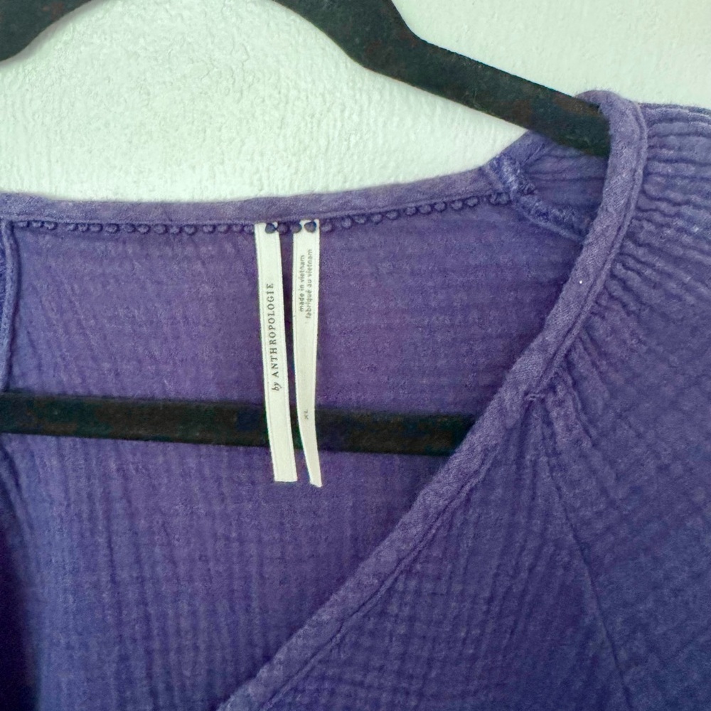 Anthropologie Navy V-Neck Dress XL - Picture 3 of 3